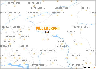 map of Ville Morvan