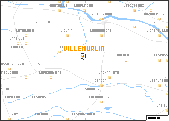 map of Villemurlin