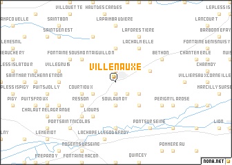 map of Villenauxe