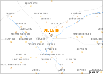 map of Villena