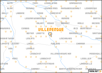 map of Ville Perdue