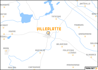 map of Ville Platte