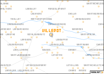 map of Villepot