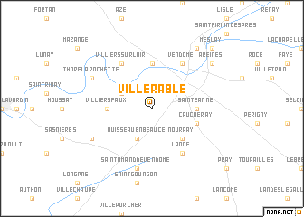 map of Villerable