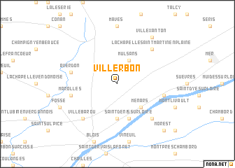 map of Villerbon