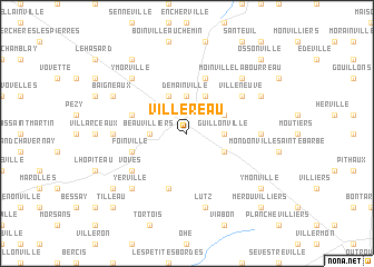 map of Villereau