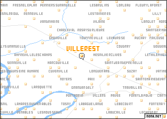 map of Villerest