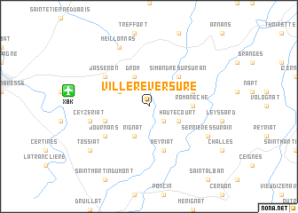 map of Villereversure