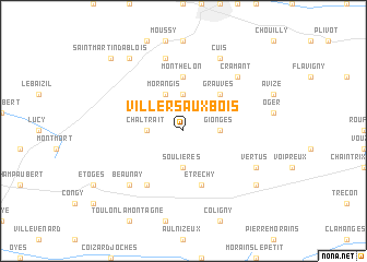 map of Villers-aux-Bois