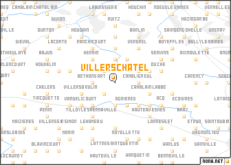 map of Villers-Châtel