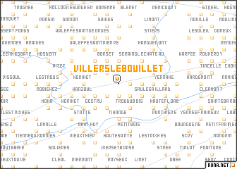 map of Villers-le-Bouillet