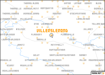 map of Villers-le-Rond