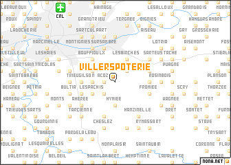 map of Villers-Poterie