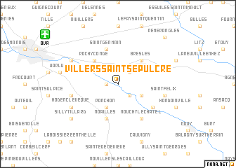 map of Villers-Saint-Sépulcre