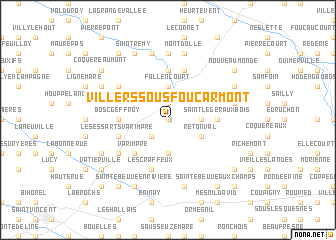 map of Villers-sous-Foucarmont