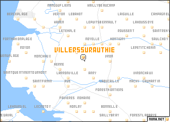 map of Villers-sur-Authie
