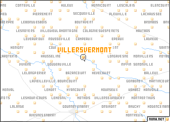 map of Villers-Vermont