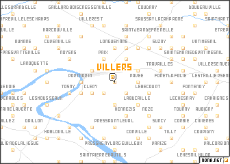 map of Villers