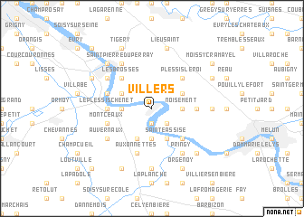 map of Villers