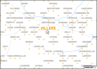 map of Villers