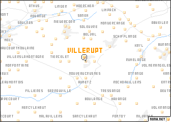 map of Villerupt