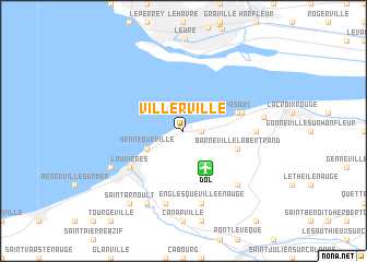 map of Villerville