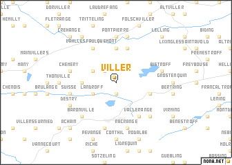 map of Viller