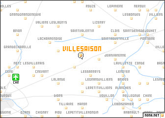 map of Villesaison