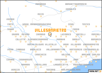 map of Ville San Pietro