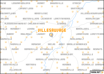 map of Ville Sauvage