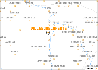 map of Ville-sous-la-Ferté