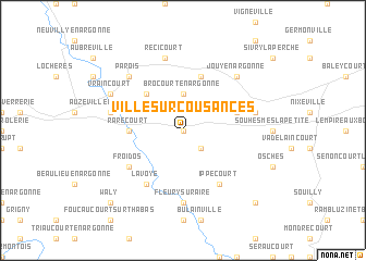 map of Ville-sur-Cousances