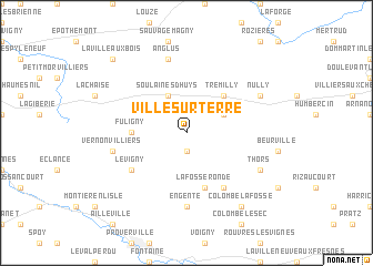 map of Ville-sur-Terre