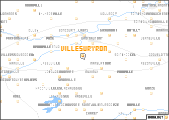 map of Ville-sur-Yron