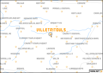 map of Villetritouls