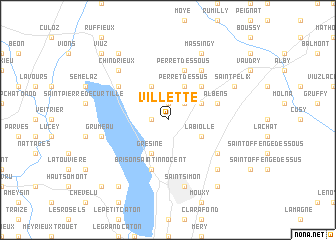 map of Villette