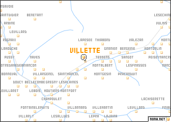 map of Villette