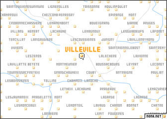 map of Villeville