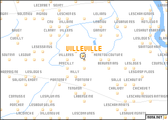 map of Villeville