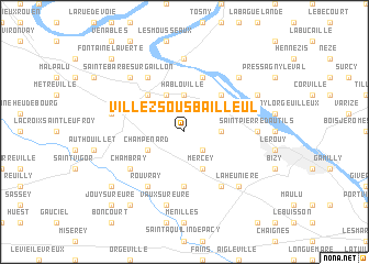 map of Villez-sous-Bailleul