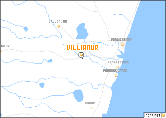 map of Villianur