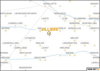 map of Villiers