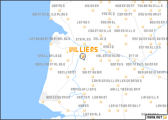 map of Villiers