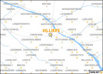 map of Villiers