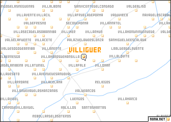 map of Villiguer