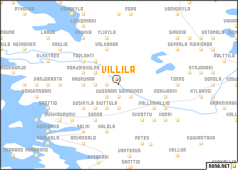 map of Villilä