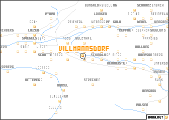 map of Villmannsdorf