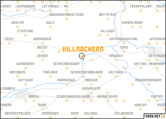 map of Villnachern