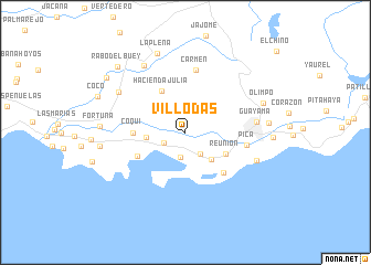 map of Villodas