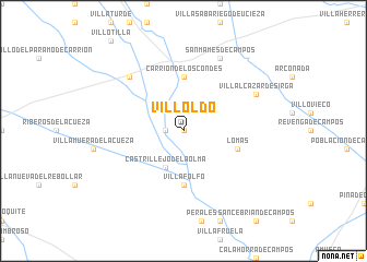 map of Villoldo